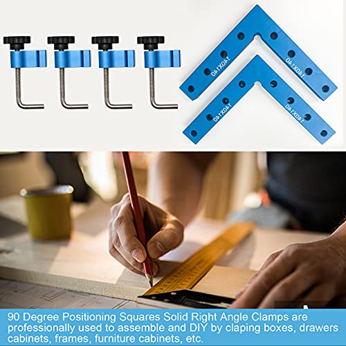 90 Degree Positioning Squares Right Angle Clamps Aluminum Alloy