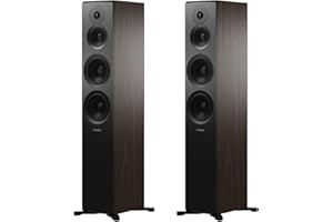 DYNAUDIO Emit 50 Floorstanding Loudspeakers - Pair (Walnut Wood)