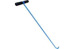 Bueyfolt 36" T-Handle Manhole Hook Tool, Large Handle Hook Lifting Tool, Heavy Duty Hook for Lifting and Moving Storm Drain Covers
