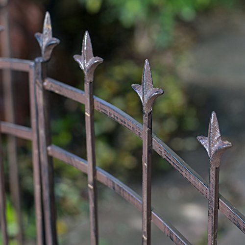 Gated Hodgson Garden Metal Arbor with Matching Trellis - Thumbnail 4