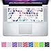 DHZ New Arrival Beautiful Seven Color Lake Keyboard Cover Silicone Skin for MacBook Air 13