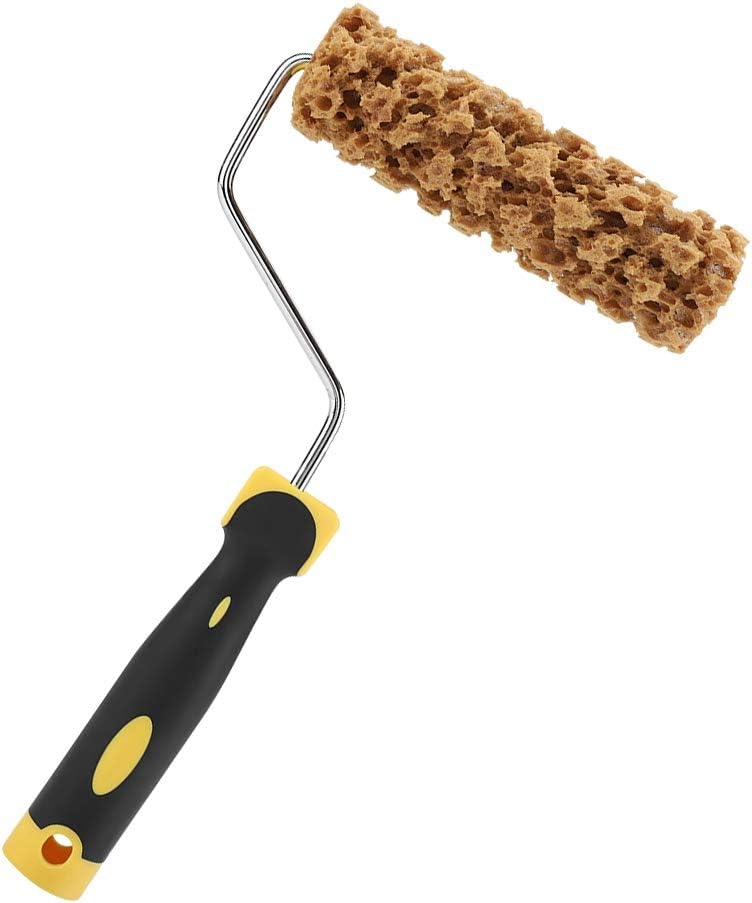 Garosa Decorative Paint Roller with Handle, Foam and Plastic Texture Pattern Tool, 30.5 x 16 x 4cm, for Walls and Ceiling Painting - Image 5