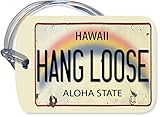 Vintage Hawaiian Art Luggage Tag - Hang Loose