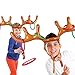 luck sea 3 Sets Inflatable Reindeer Ring Toss Antler Games Toys for Christmas Xmas Holiday Party Favors, with Pump
