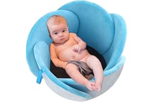 SZCQ Baby Bath Lotus Cushion Sink Bather Petal Newborn Bathtub Mat Bathing Tub Seat Support Lounger Flower Bathing Pad Non-Slip Safety Sink Insert Tub Blue