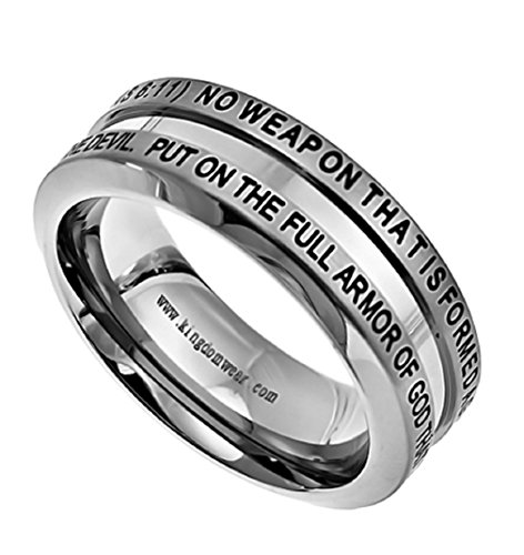 Isaiah 54 17 Ring For Men Christian Bible Verse Promise