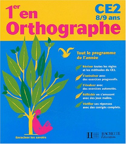1er en orthographe, CE2, 8-9 ans