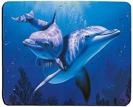 dolphin underwater ocean sea blue aquarium hope mousepad mouse pad mat mousepad mouse pad mouse mat