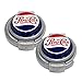 Jokari 2 Count Pepsi Heritage Logo Soda Can Pump and Pour, Red/White/Blue