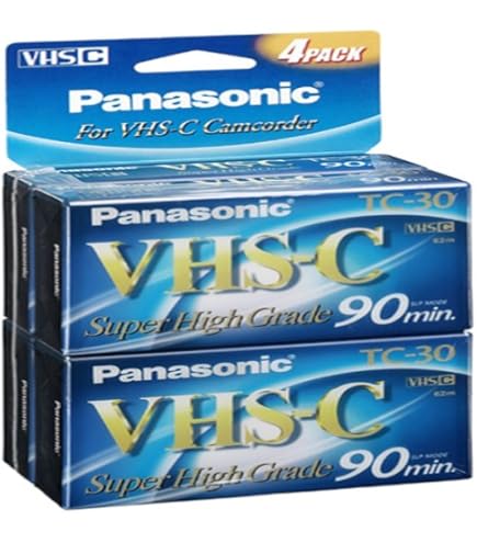 2 X Cassette Vierge pour Caméscope VHS-C JVC HS 30 - VHS C