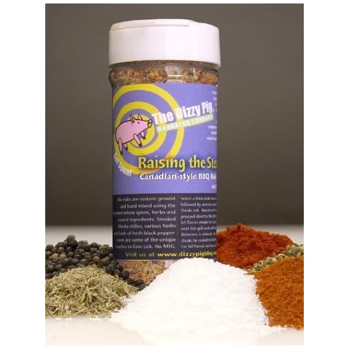 Dizzy Pig BBQ Raising the Steaks Rub Spice 7.3 Oz by Dizzy Pig