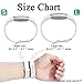 Maledan For Fitbit Alta HR and Alta Bands, Replacement Accessories Wristbands for Fitbit Alta and Alta HR, Black White Gray Large