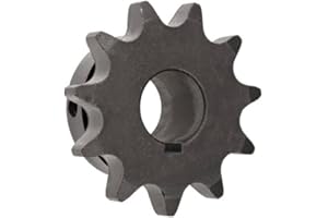 AJANTA INDUSTRIAL 41BS13 Roller Chain Sprocket, Finished with Keyway, Type B Hub #41 Chain 1" bore Size 13-Teeth