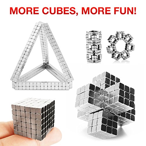 image for JOYNOTE 5MM 512 PCS Large Size Sculpture Buildable Magnets Office Toy 