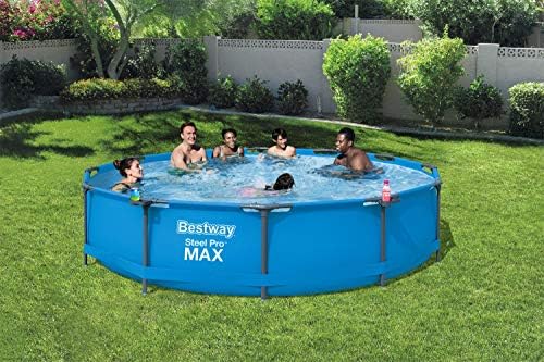 Bestway Steel Pro 12 X 30 Inch Frame Above Ground Swimming Pool