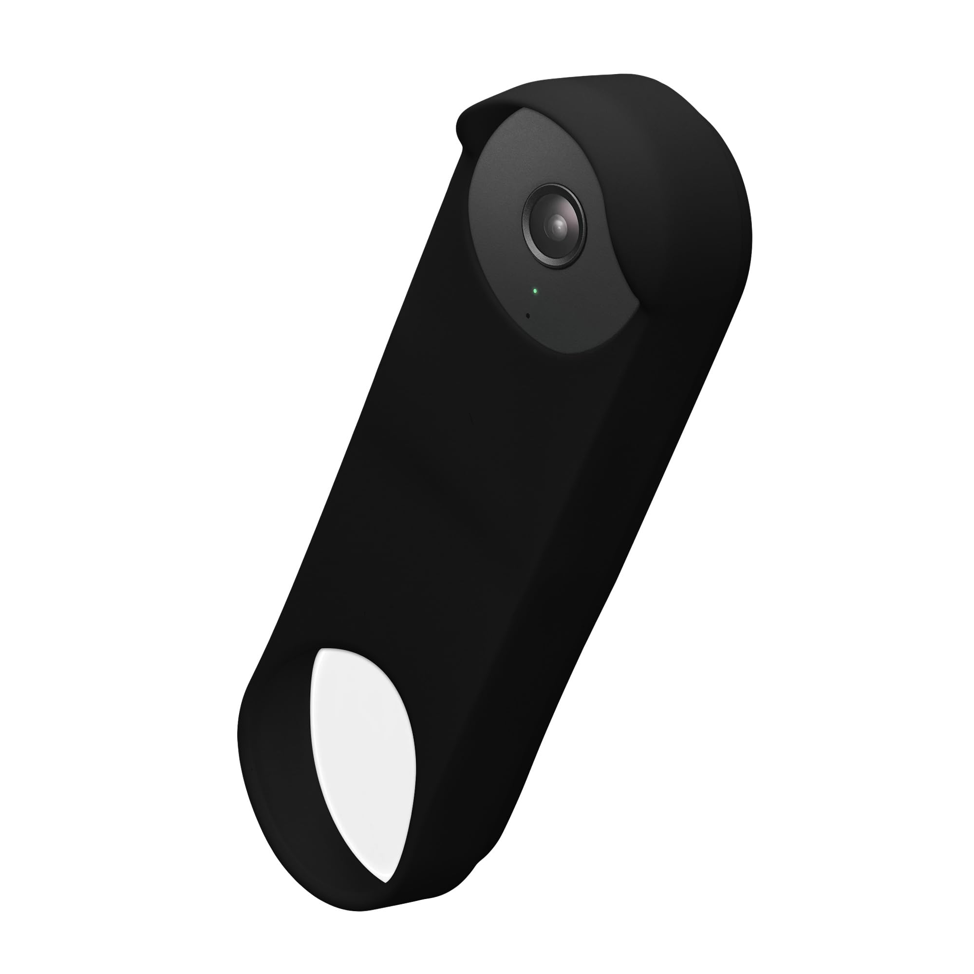 kwmobile Case Compatible with Google Nest Doorbell - Protective Silicone Cover Black