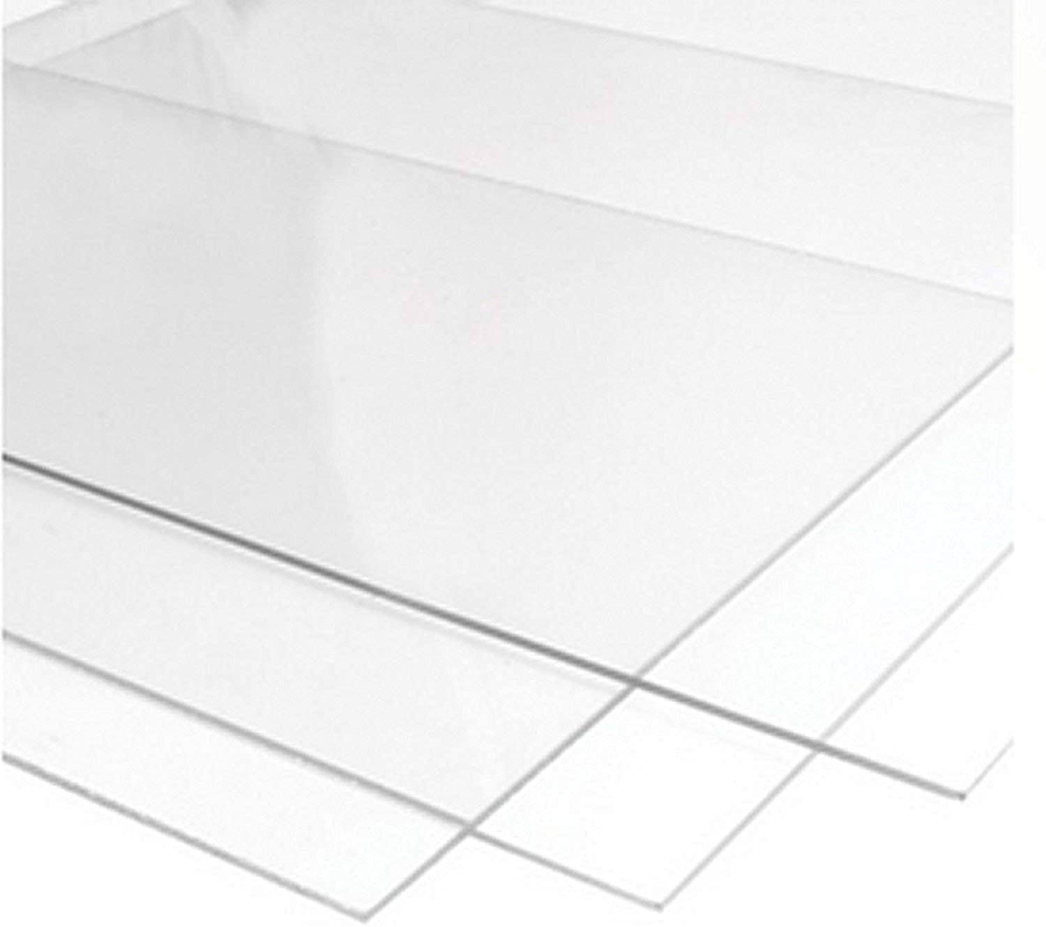 RuudraScott A3-2mm Perspex Clear Acrylic Plastic Sheet 420mmx300mm(A3)