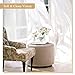 RYB HOME Extra Wide Sheer Window Curtains for Sliding Glass Patio Door, Light Glare Filter Grommet Curtain Vertical Voile Drape for Living Room, White, Width 100 x Length 84, 1 Panel