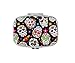 Day of The Dead Sugar Skull Rectangle Pill Box - 2 Compartment Rectangle Pill case