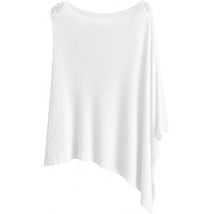 Womens Fleece Summer Poncho Tops Elegant Lightweight Sheer Open Knit Mesh Poncho Shawl for Outdoor Travel Beach