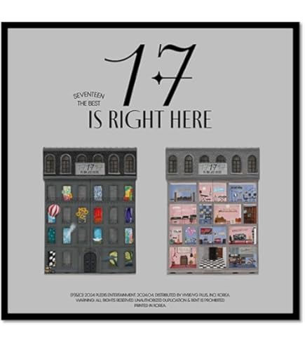 Seventeen 17 is Right HERE Best Album CD+Folded Poster on Pack+