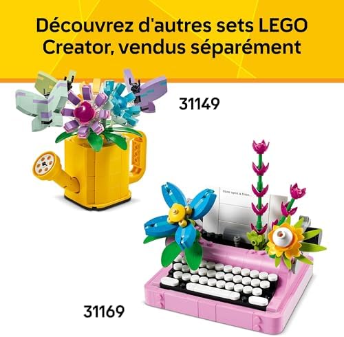Creator 3-en-1 Le Téléphone Rétro - Jeu de Construction avec Cadran Rotatif - Se Transforme en Modèle des Années 80 ou en Portables des Années 2000 - Cadeau pour Fille ou Garçon dès 8 Ans 31174