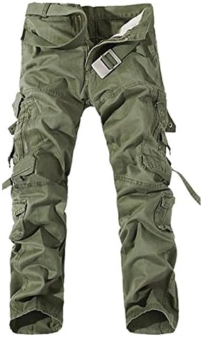Men's Cotton Casual Military Army Cargo Camo Combat Work Pants