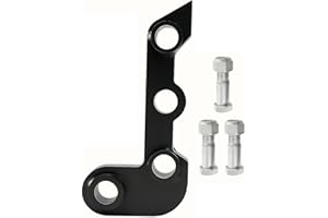 Hilitand Mini Excavator L Shaped Bracket 3 Hole Hydraulic Thumb Clip Bracket with 3 Pull Pins for Excavator Thumb Attachment