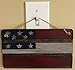 Americana American Flag Wooden Wall Decor. Perfect for any Nostalgic Americana Collection and Rustic Decor. Hand Made in the Heart of America. Made in USA (Small, No Quote)