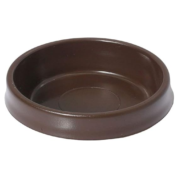 Sold by Homewaresdirect 8 x Möbeluntersetzer, Bodenschutz, groß, braun, von Selhard