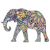HuaCan Diamond Painting Kits for Adults DIY 5D Special Shape Partial Drill Crystal Rhinestone Embroidery Pictures Arts Craft for Home Wall Decor Elephant A 26x34cm