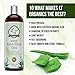 99% USDA Organic-Pure-Aloe-Vera-Gel 16oz| For Face, Hair, Skin Care & Acne, Sunburn, Bug Bite, Rashes, Eczema Relief | 100 Percent Pure & Natural Cold Pressed Aloe Vera | Chemical & Preservative Free