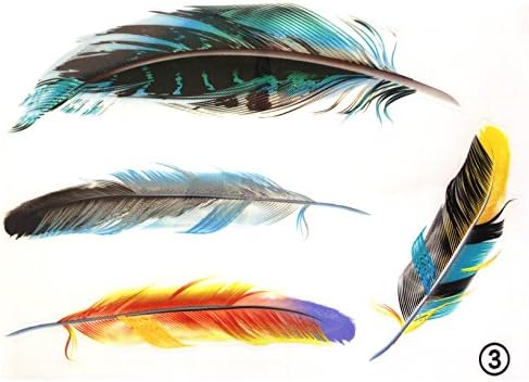 SHANG MEDING DIY Car Bumper Stickers Scratch New Feather Design cool vinyl window custom truck clings vehicle graphics design Waterproof decals(NO3)