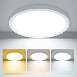 zemty 15W LED Ceiling Light 1800LM 3000K 4000K 6500K IP44 Ultra Thin 18cm