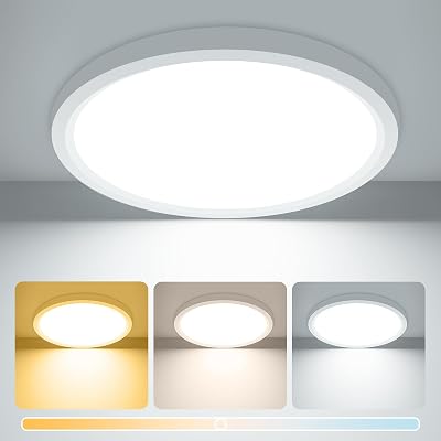 zemty 15W LED Ceiling Light 1800LM 3000K 4000K 6500K IP44 Ultra Thin 18cm