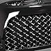 Topline Autopart Black Tr-Sport Mesh Front Hood Bumper Grill Grille Cover ABS 07-09 Toyota Tundra