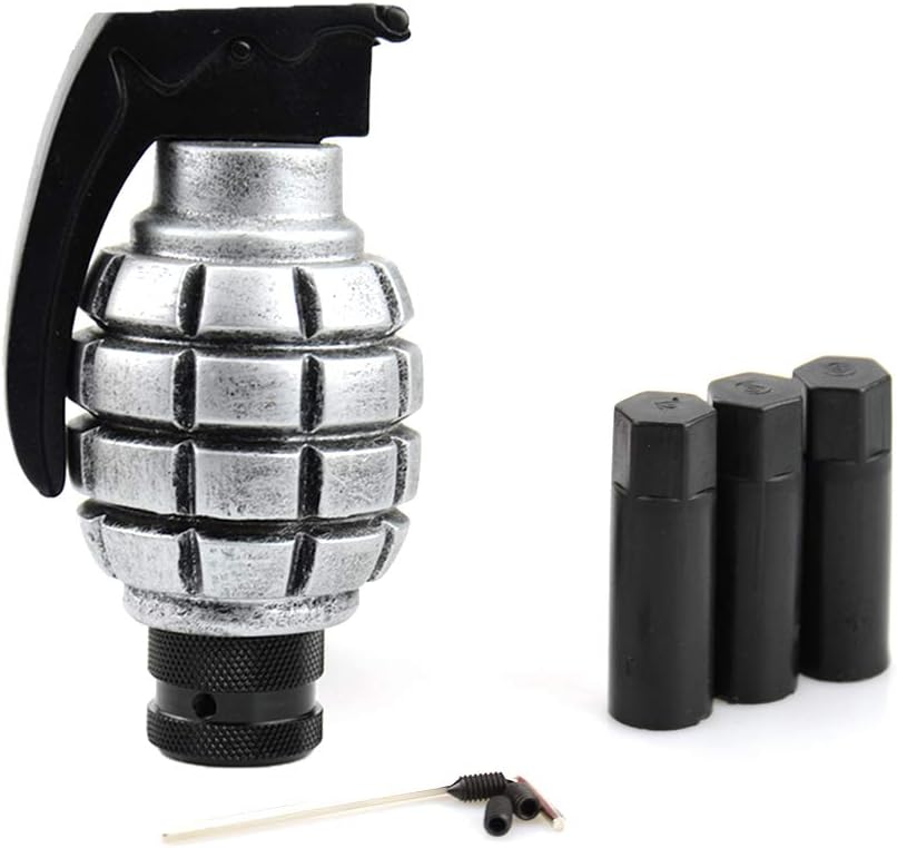 Tasan Racing Universal Grenade Style Gear Shift Knob with 3 Adapters Gear Shifter Level