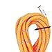 GM CLIMBING 8mm Accessory Cord Rope Double Braid Pre Cut CE/UIAA (Orange, 20ft 8mm)