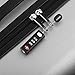 Luggage Locks, TACKLIFE HCL2A Cable Locks, Mini and Flexible TSA Approved Travel Locks, 3Digit Combination Locks for Bagback, Gym, School, Locker, Outdoor, Suitcase & Baggage