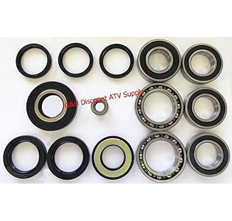 Amazon Com Complete Rear Differential Amp Axle Bearing Seal