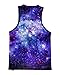 INTO THE AM Stardust Men's Sleeveless Tank Top Shirt (Medium)