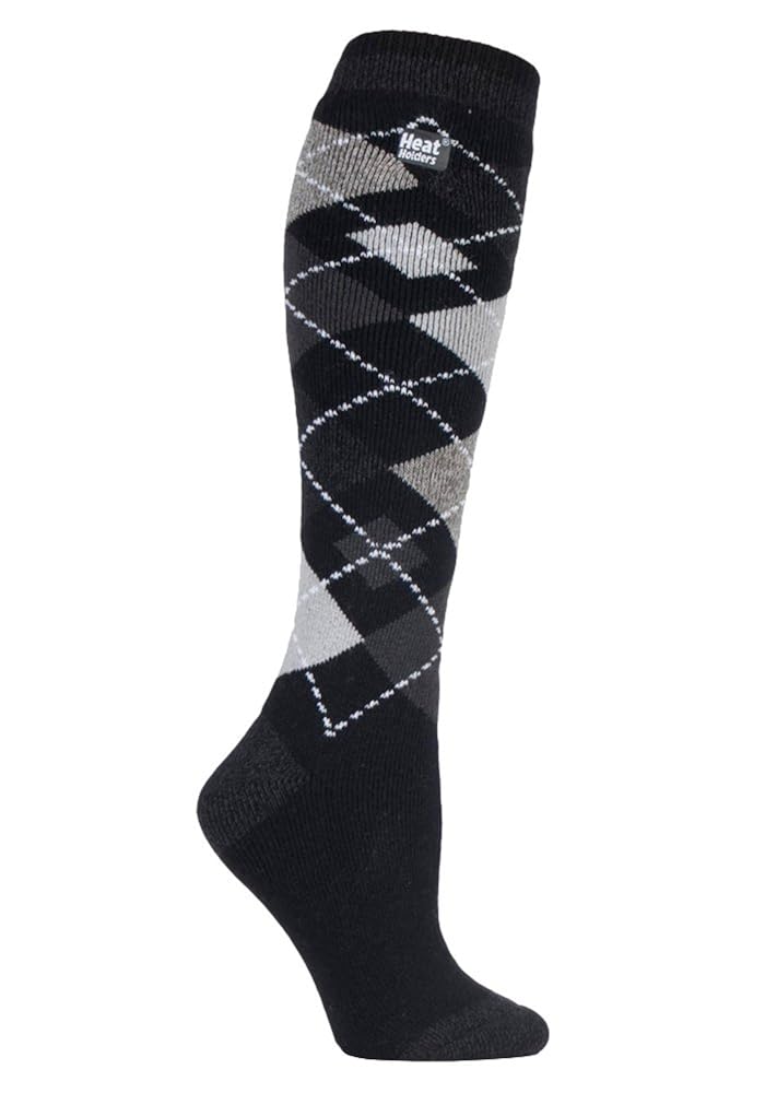 Heat Holders Lite Womens Thin Long Knee High Patterned Casual Thermal