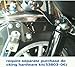 Wisdom Motorcycle Backrest sissy bar and flat luggage rack for Harley Davidson Touring Models 1997-2008