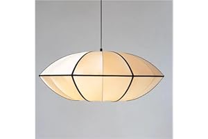 Modern Chandelier, Living Room Home Decoration Led Lights Nordic Medieval Chandelier Japanese Style Hanging Lamp Lantern Silk