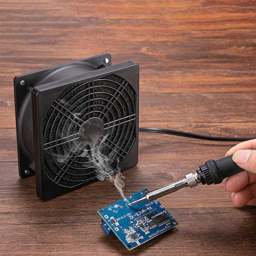 5 Pack Set Solder Smoke Fume Absorber Activated Carbon Filter Solder Extractor Filter（(4.8 x 4.8