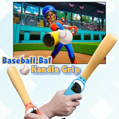 Switch 2/1 Sports Accessories Bundle – 24-in-1 Sports Pack for Nintendo Switch 2/1, Authentic Sports Experience for Family and Friends, Party & Social Play, with Storage Bag