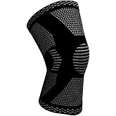 Maeteria 3d Compression Sleeve - Knee Brace for Knee Pain for Men &amp; Women (X-Large, Graphite)