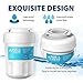 AQUA CREST AQF-FF13 Replacement for GE® SmartWater® MWF®, MWFINT, MWFP, MWFA, GWF, HDX FMG-1, GSE25GSHECSS, WFC1201, Kenmore® 9991 Refrigerator Water filter, 3 Filters