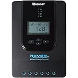 Renogy Rover 20 Amp 12V/24V DC Input MPPT Charge Controller Auto Paremeter Adjustable LCD Display Solar Panel Regulator fit f