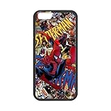 Fayruz- Personalized Protective Hard Textured Rubber Coated Cell Phone Case Cover Compatible with iPhone 6 & iPhone 6S - Spiderman F-i5G1014